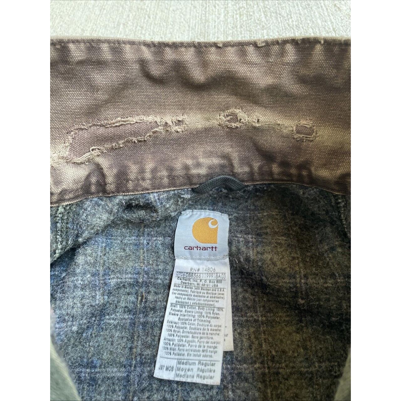 Carhartt Men's Green and Brown Jacket