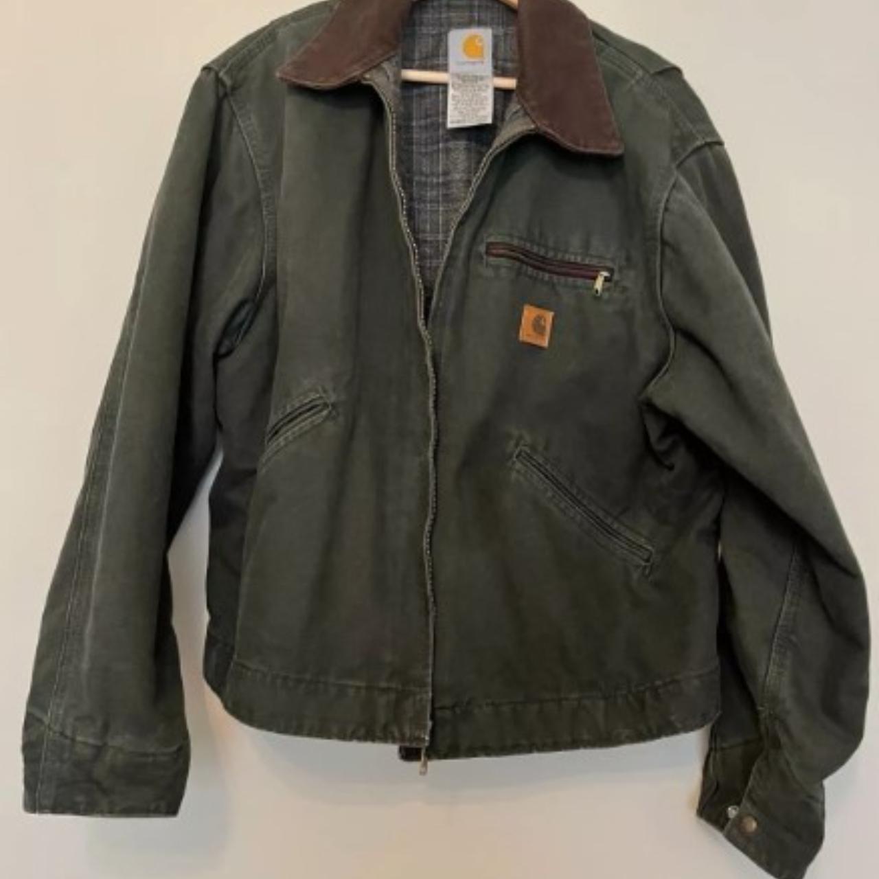 Carhartt Detroit Jacket J97 MOS Moss Green Blanket