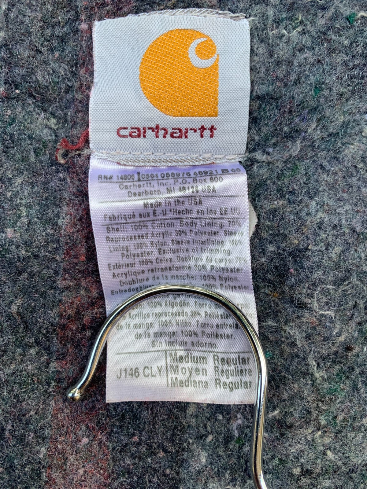 Carhartt J146 CLY Detroit Jacket Medium