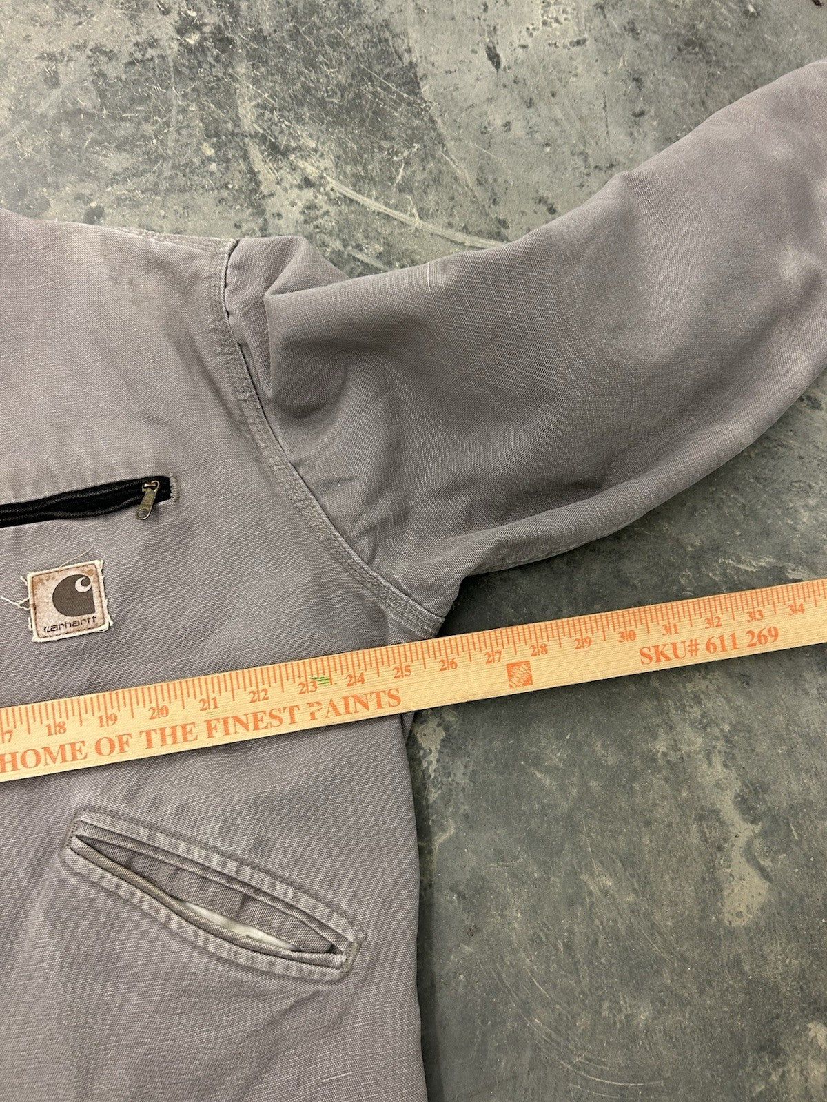Carhartt Men's Detroit Jacket J64CMT Sand gray Sz Large Made in USA
