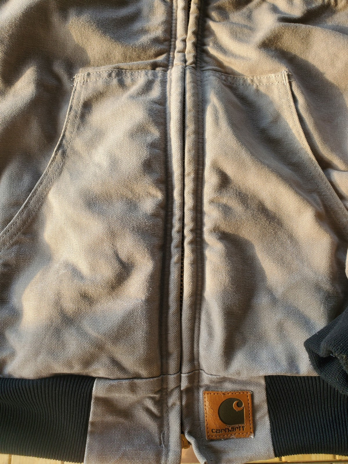 Carhartt Aztec Large Hooded Jacket Vintage 90's Distressed Tribal Pattern