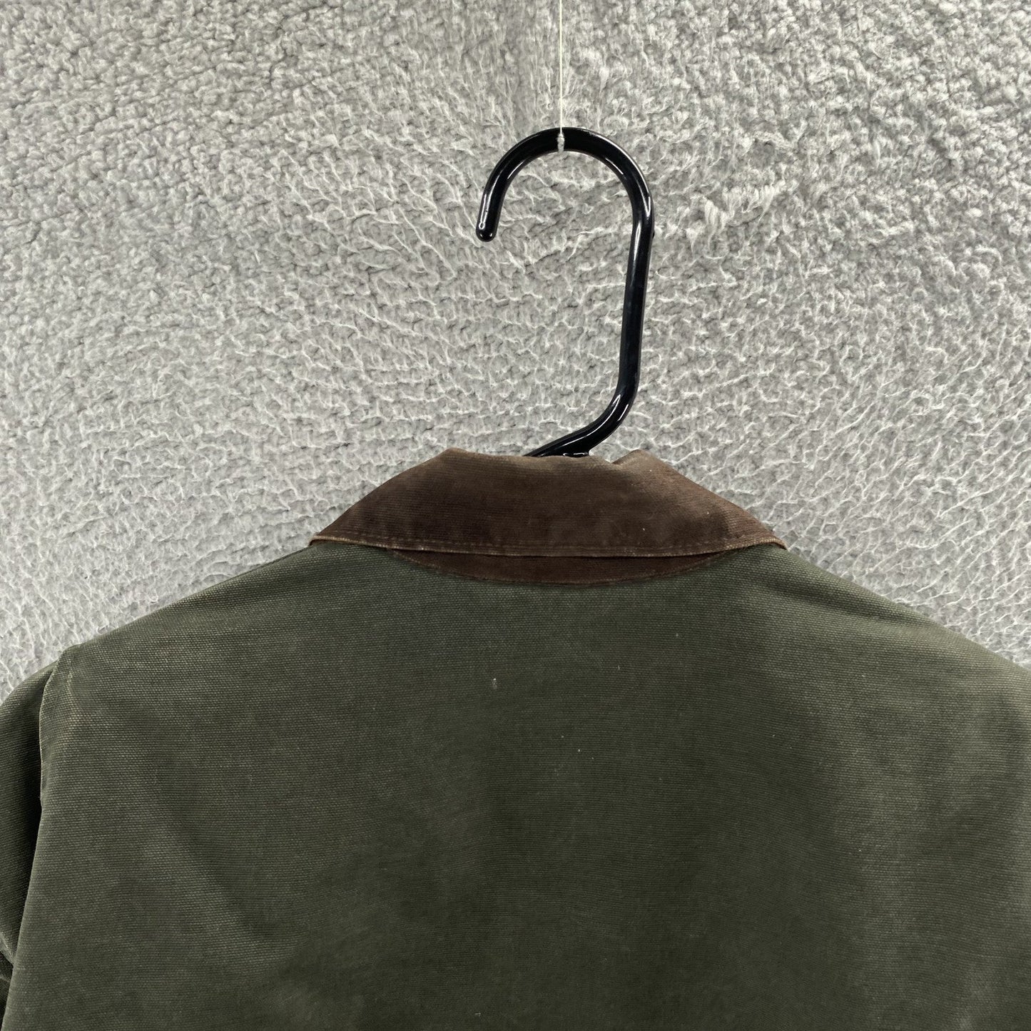 VINTAGE Carhartt Jacket Mens Large Green Detroit J97 MOS Blanket Duck Canvas 90s