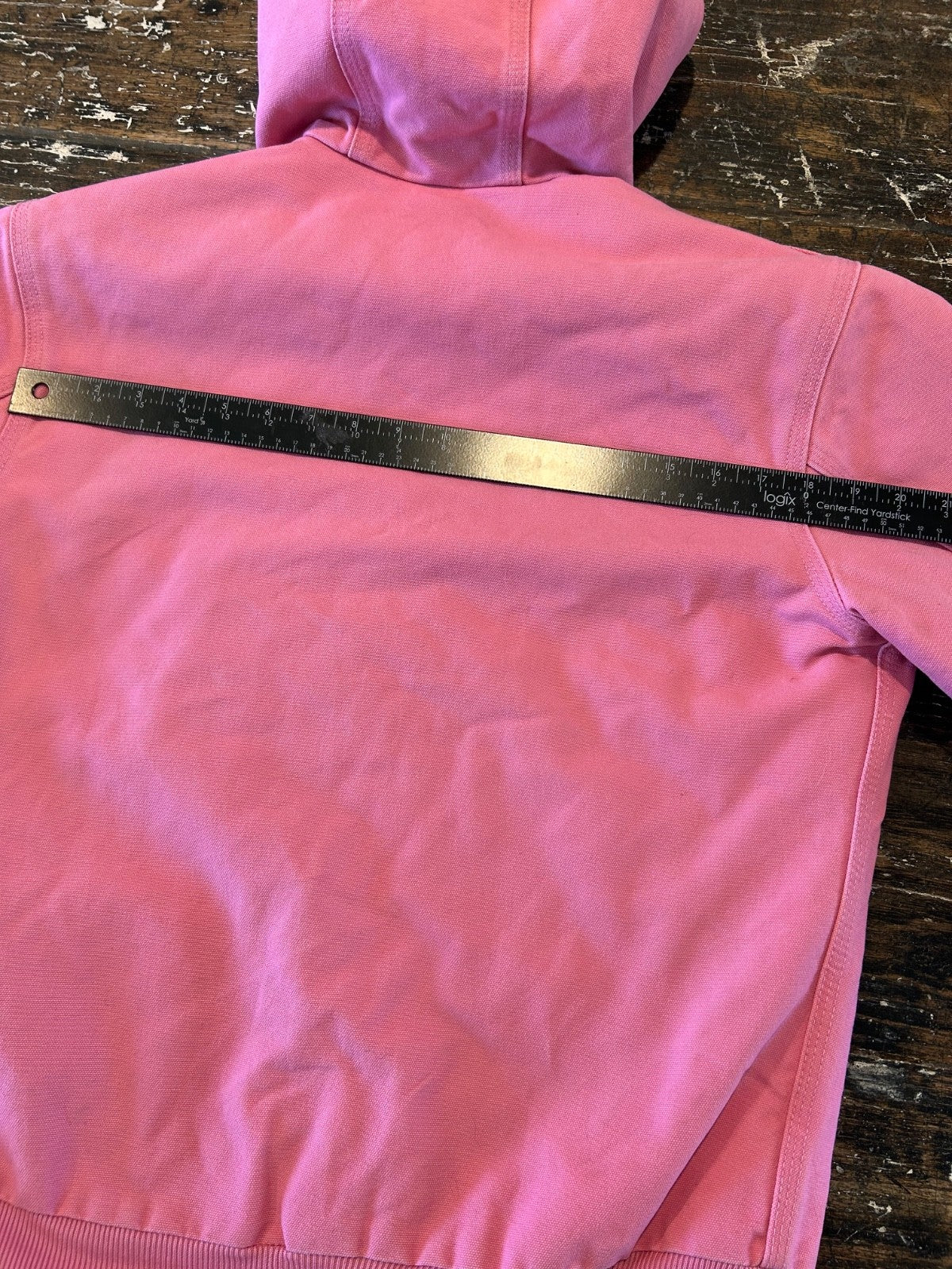 Carhartt Active Jacket Quilt Lined Women’s S WJ130 PKR Pink Rose Hooded Canvas