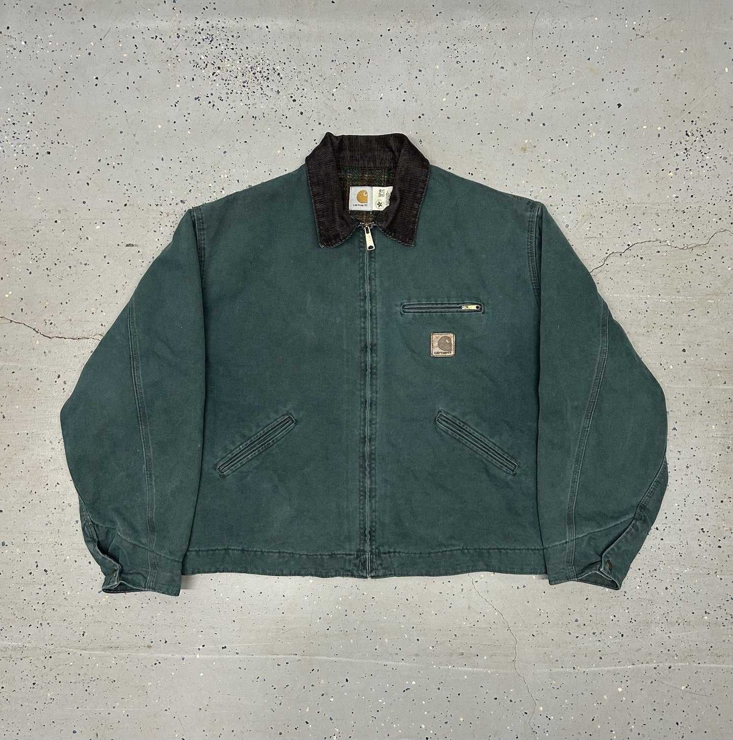 VTG Detroit Carhartt Jacket- Hunter Green- Size 2X-Large