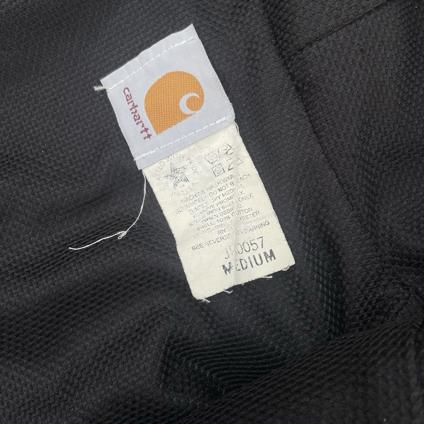 vintage carhartt jr0057 aztec active jacket in damson size medium