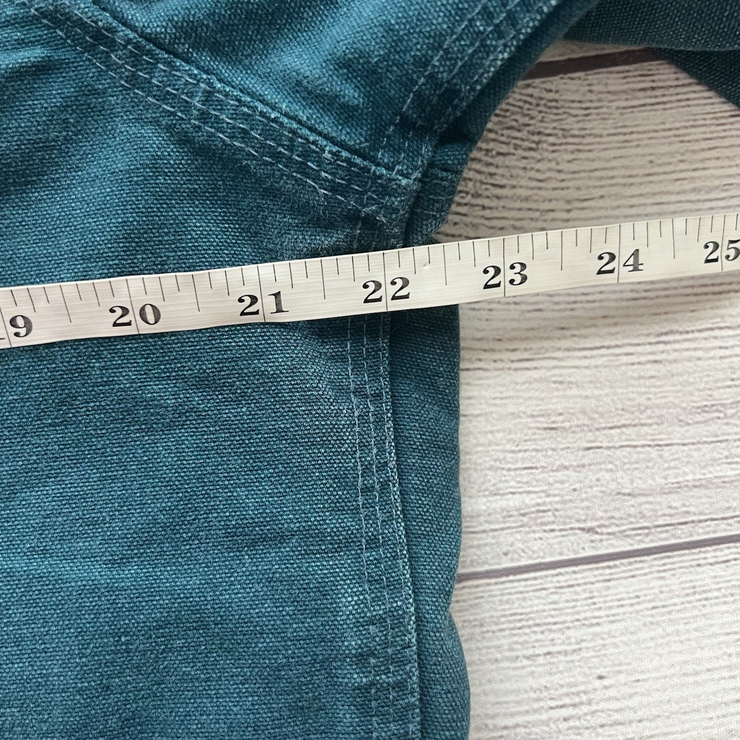 Vintage Carhartt Aztec Santa Fe Jacket Size Medium Teal JQ041 Faded Rare Lined