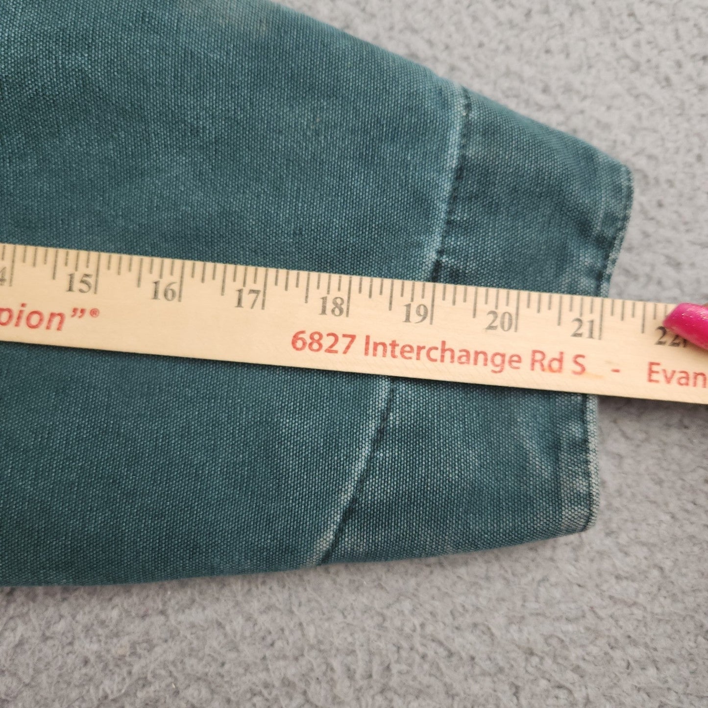 VTG Carhartt Detroit Jacket J43 HTG Hunter Green Large Regular USA Union 1998