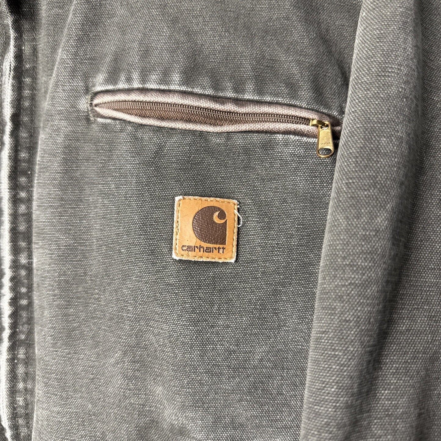 Carhartt J97 MOS Vintage Made In USA Green Blanket Lined Detroit Jacket Men’s S