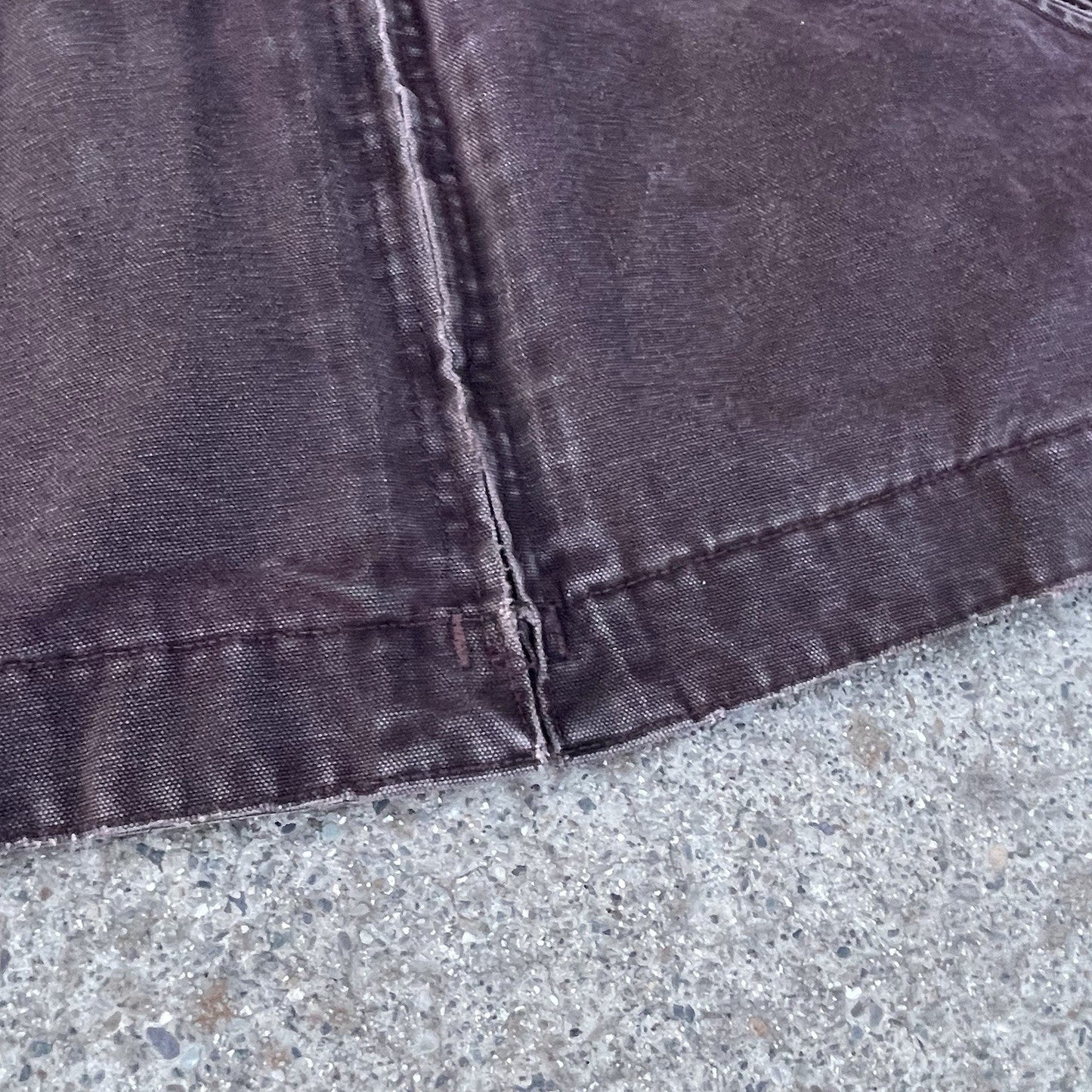 Carhartt Detroit J97 Brg Wine Burgundy Purple Vintage Faded Jacket Coat XL USA