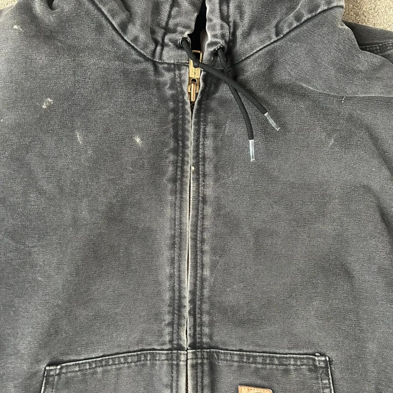Carhartt Men's Black and Grey Jacket