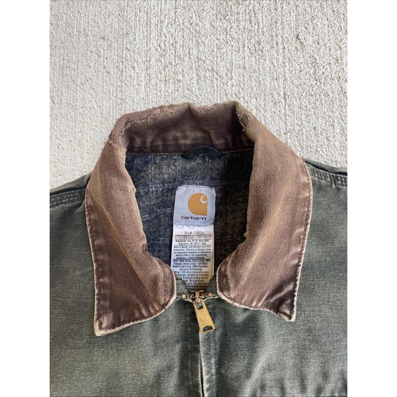 Carhartt Men's Green and Brown Jacket