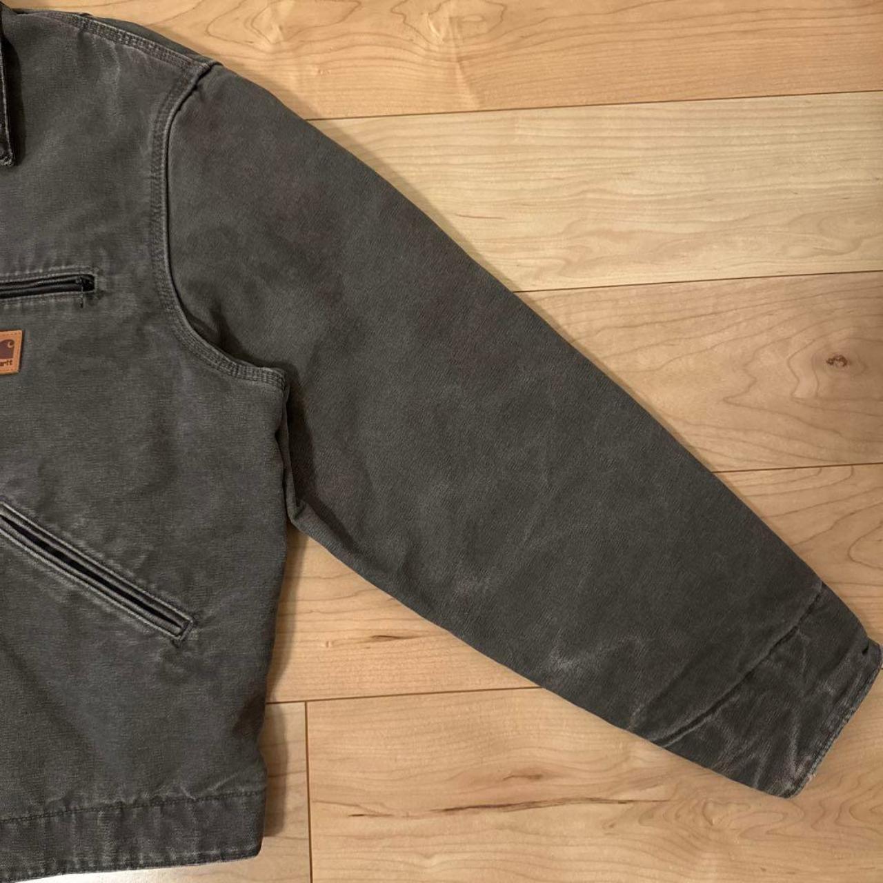 Carhartt Men's Grey and Brown Jacket