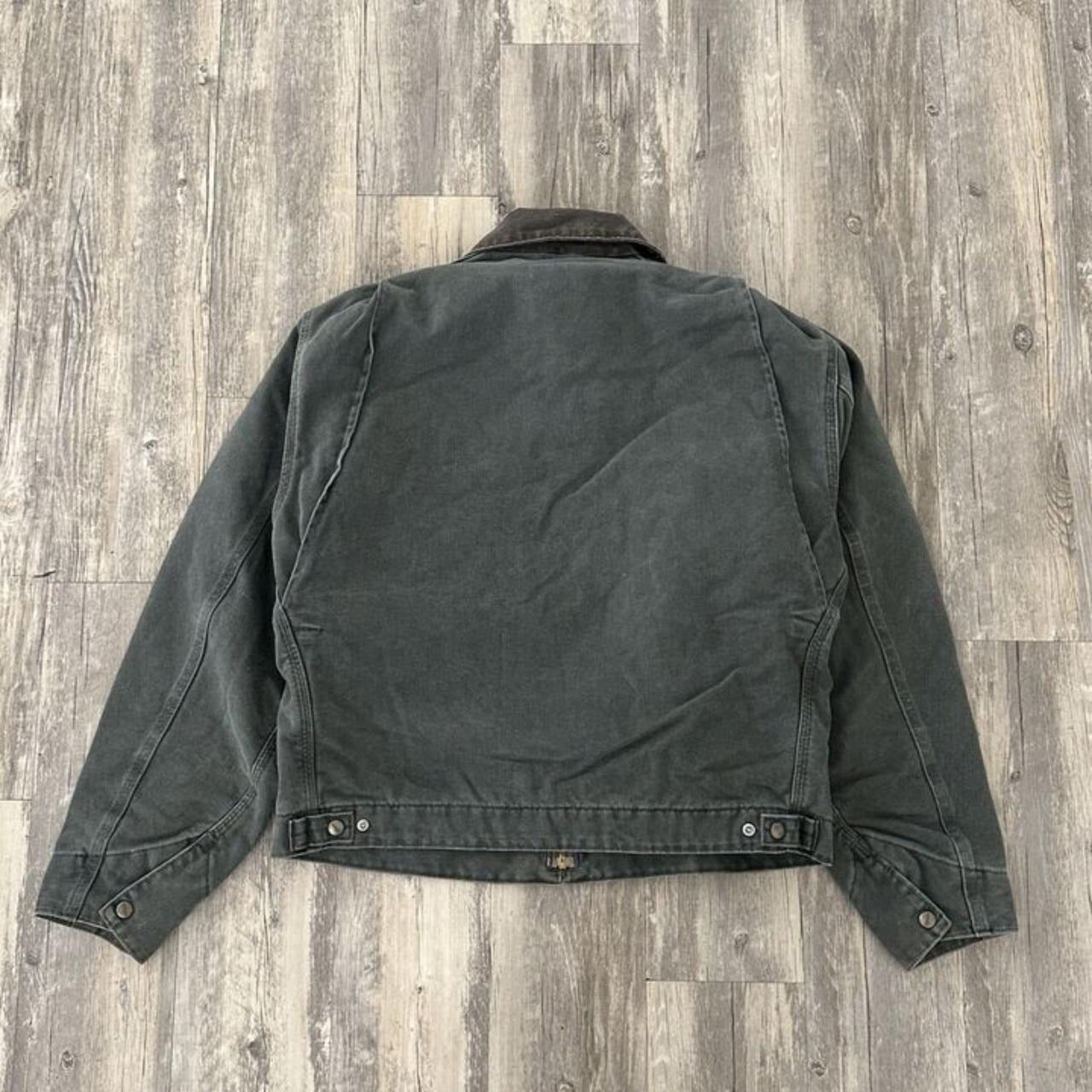 Carhartt Men's Grey and Green Jacket