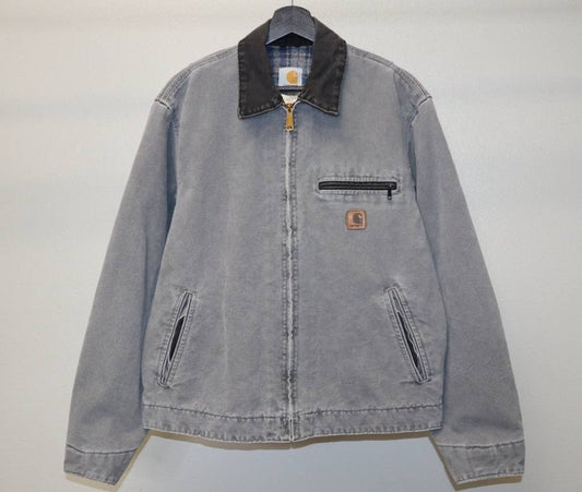 Vintage Carhartt J97 Detroit Jacket Men's M Metal Canvas Blanket-Lined Workwear