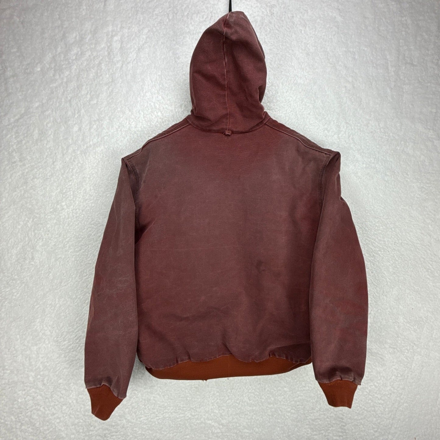 Carhartt Active Jacket Quilt Lined Mens Large J68 BRK Brick Red