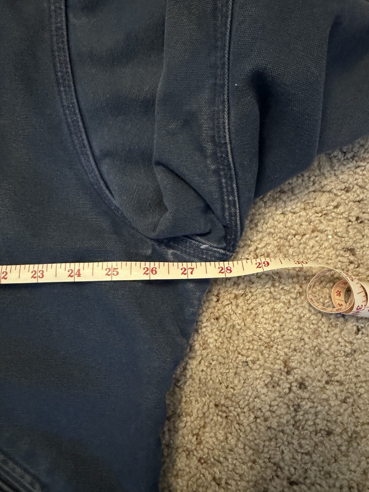 Vintage Carhartt J65 BLU Detroit Jacket blue Size XL RARE Blanket Lined