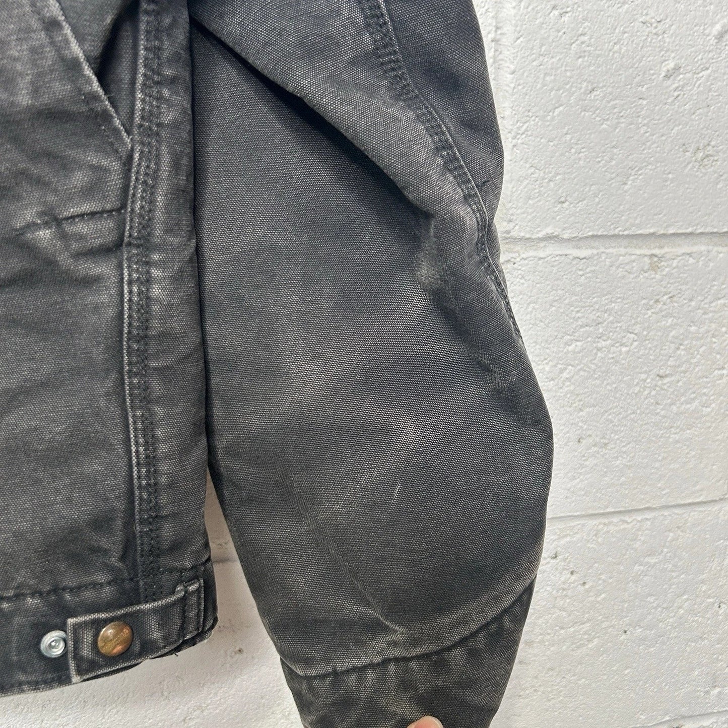 Y2K Carhartt Blanket-Lined Detroit Jacket “Black” J97 BLK