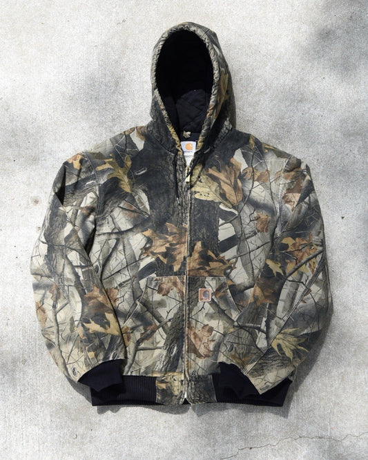 Vintage Carhartt Quilted Hooded Active Jacket “Camo” J143 CMO Men’s Medium