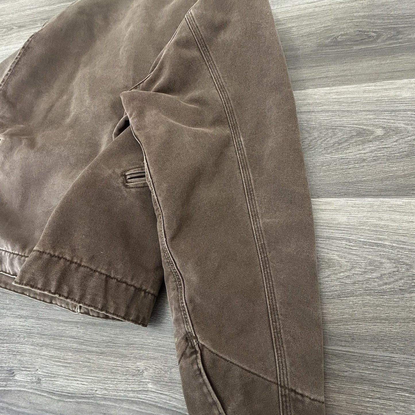 Vintage Carhartt Detroit Jacket Mens XL Blanket Lined J97 CHT Chestnut Brown USA