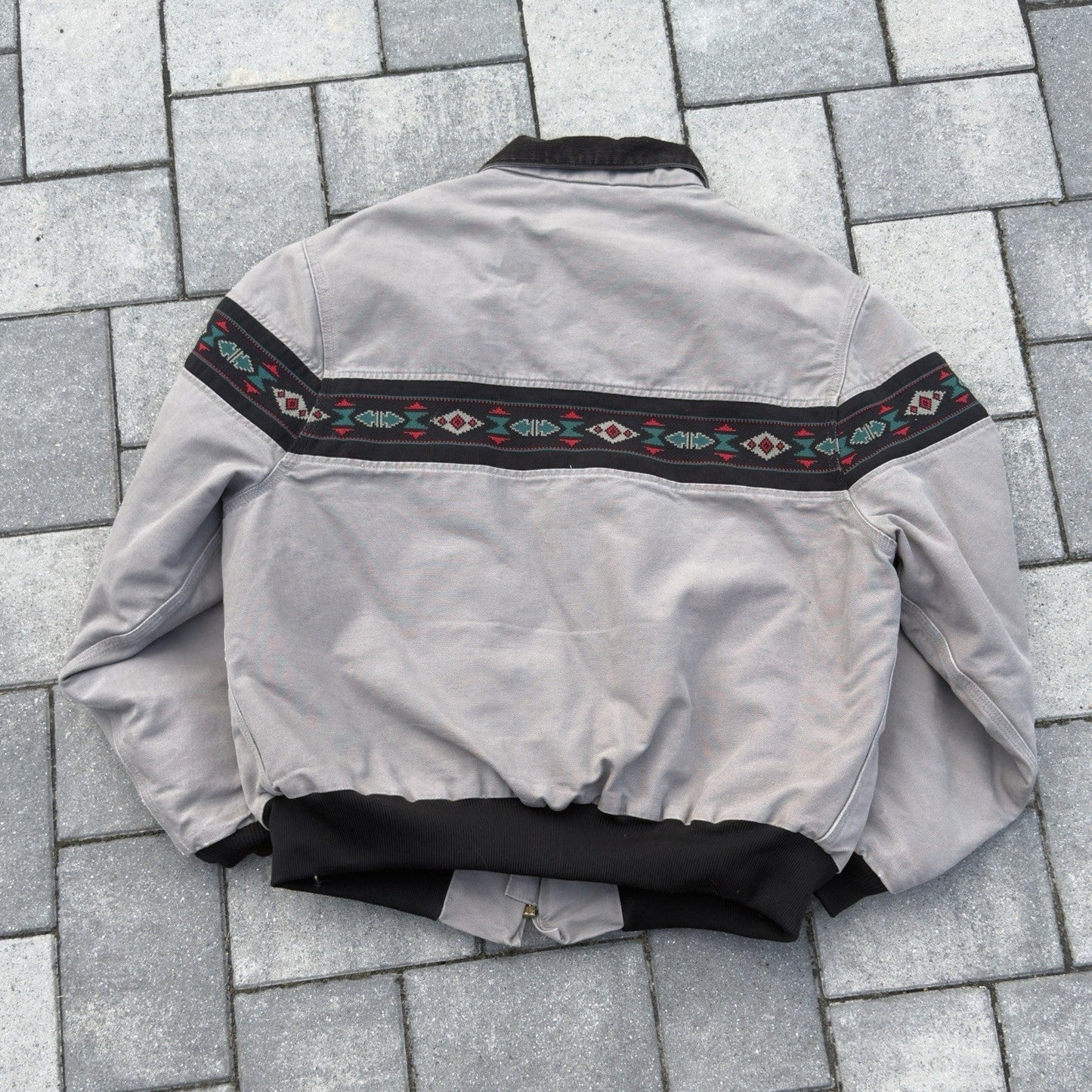 Carhartt Aztec Santa Fe Jacket “J77CMT” Grey