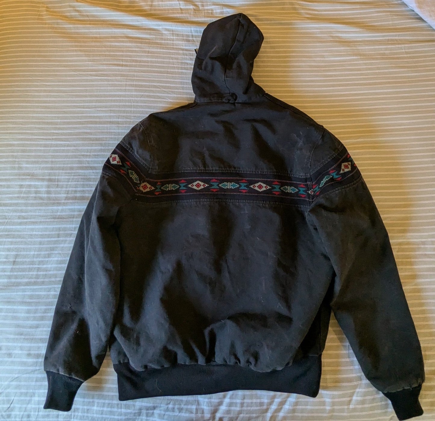 Vintage Aztec Black Carhartt Jacket Men’s XL