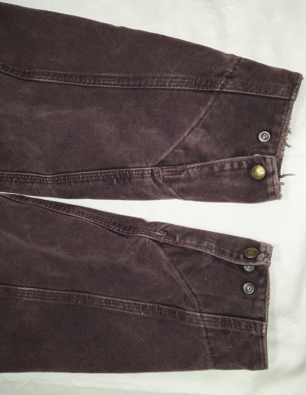 Carhartt Detroit Jacket J97 BRG Burgundy Size L Reg. Blanket Lined USA Made VTG