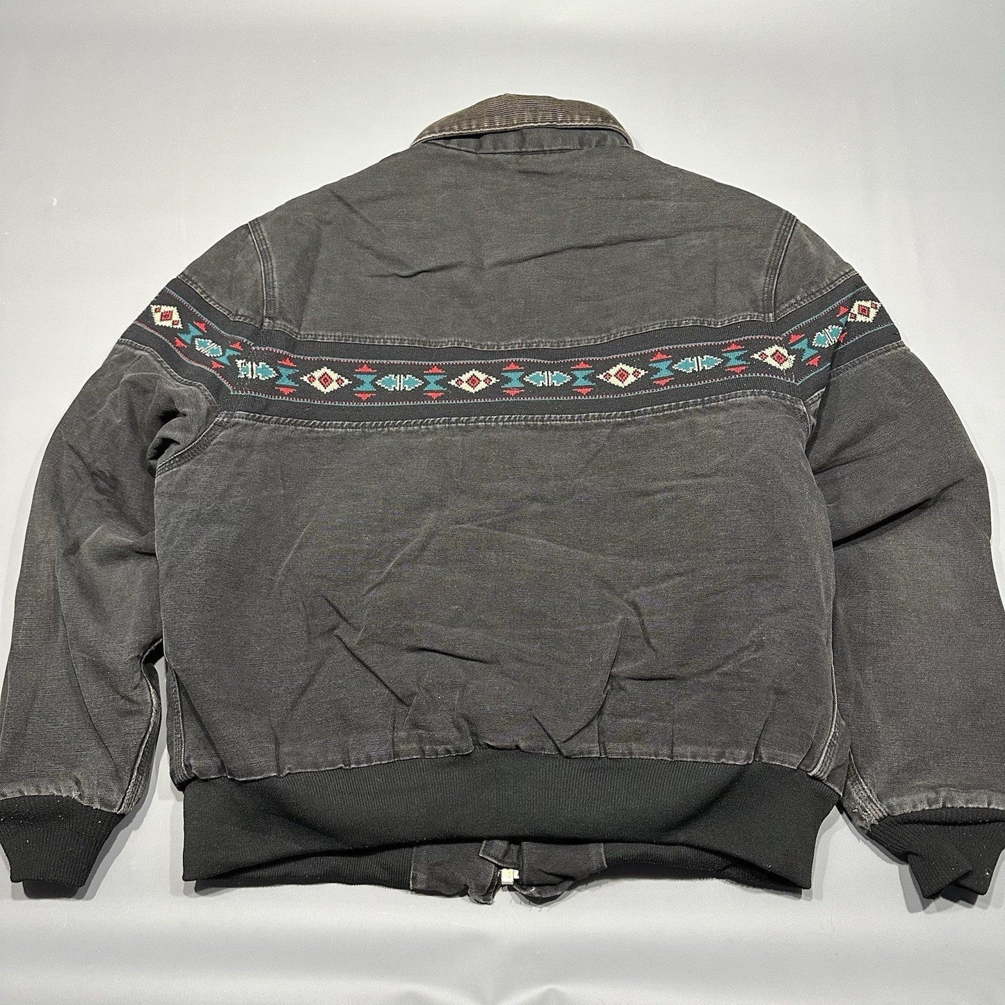 Vintage 1999 Southwestern Aztec Print Santa Fe Carhartt Jacket 2XL Fits XL