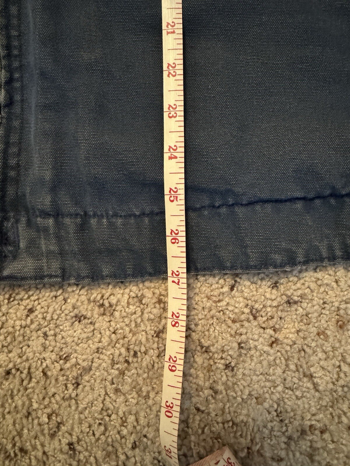 Vintage Carhartt J65 BLU Detroit Jacket blue Size XL RARE Blanket Lined