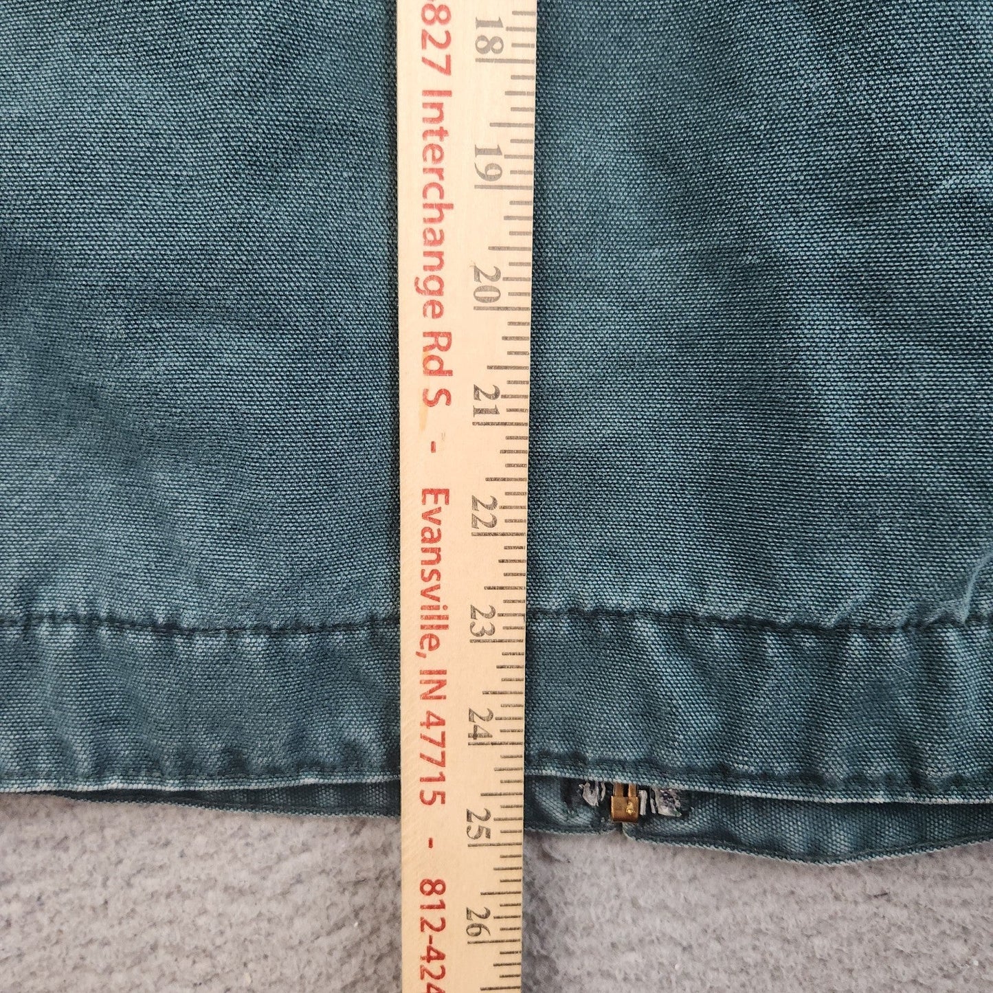 VTG Carhartt Detroit Jacket J43 HTG Hunter Green Large Regular USA Union 1998