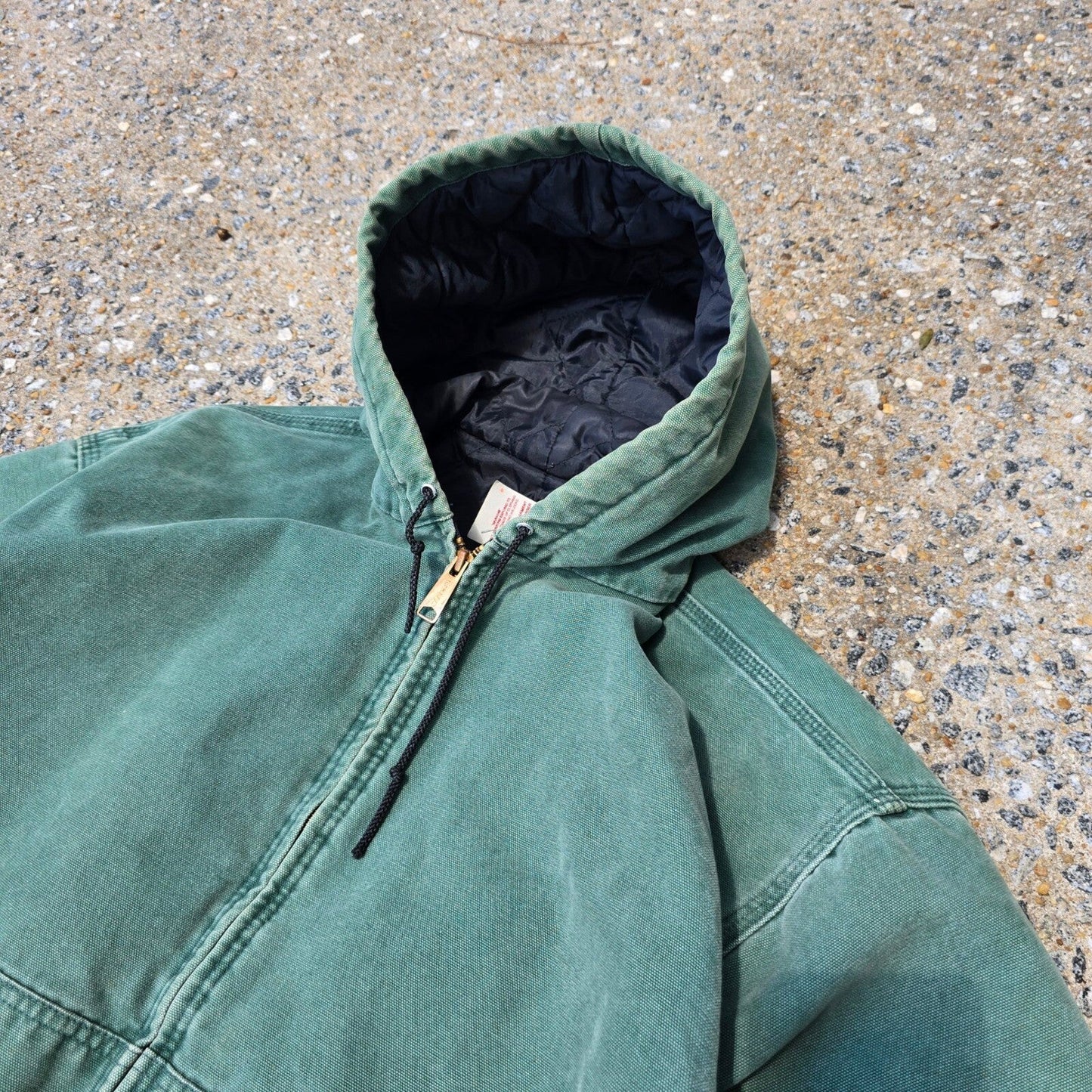 Vintage 90s Carhartt JQ294 Jacket Mens 2XL Aspen Green Quilt Lining 1996 USA