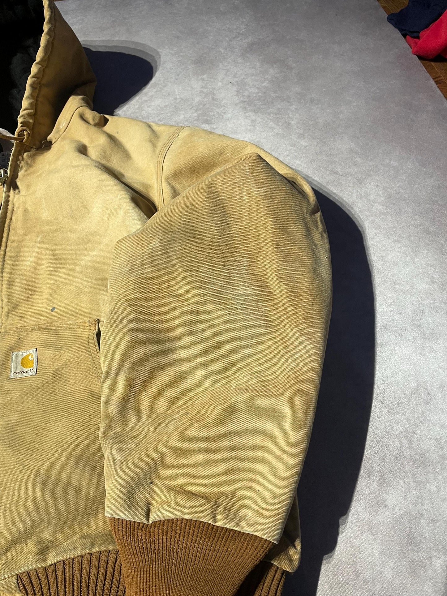 Vintage Carhartt Iconic Workwear Hooded Zip Up Jacket