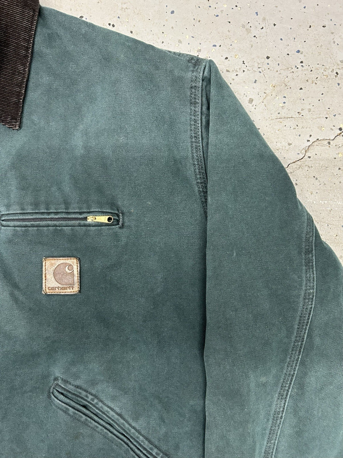 VTG Detroit Carhartt Jacket- Hunter Green- Size 2X-Large