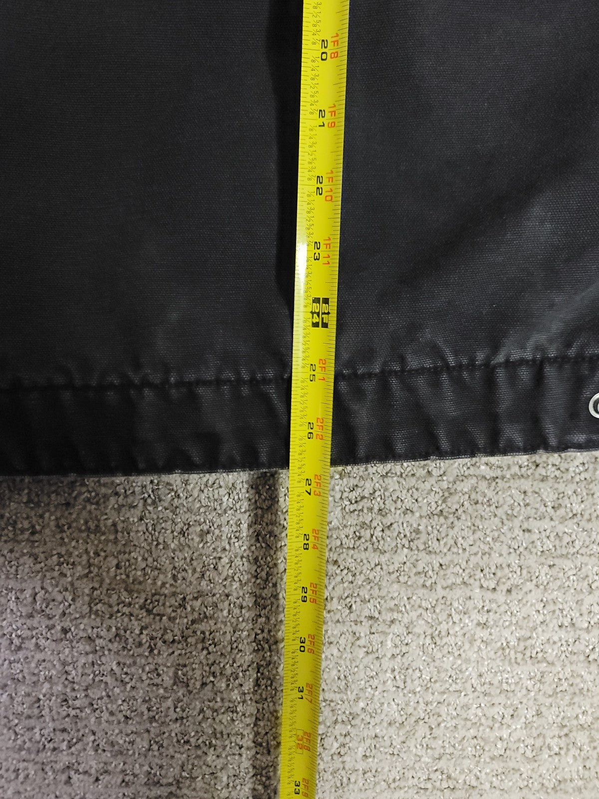 Vintage Carhartt J43 ONX Onyx Black Sandstone Detroit Jacket sz XL Blanket Lined