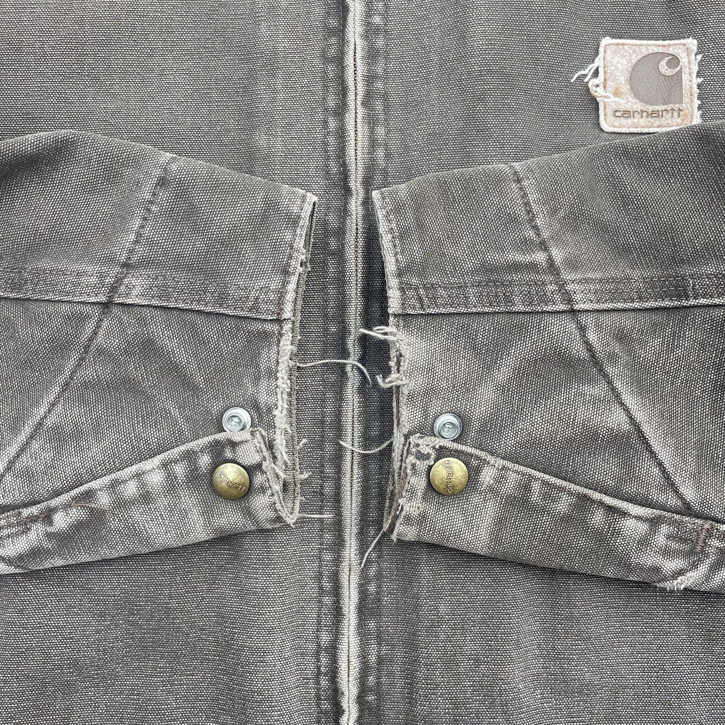 vintage carhartt j97 tmb sandstone detroit jacket in timber size large