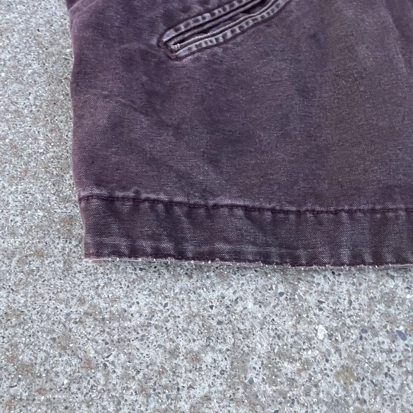 Carhartt Detroit J97 Brg Wine Burgundy Purple Vintage Faded Jacket Coat XL USA