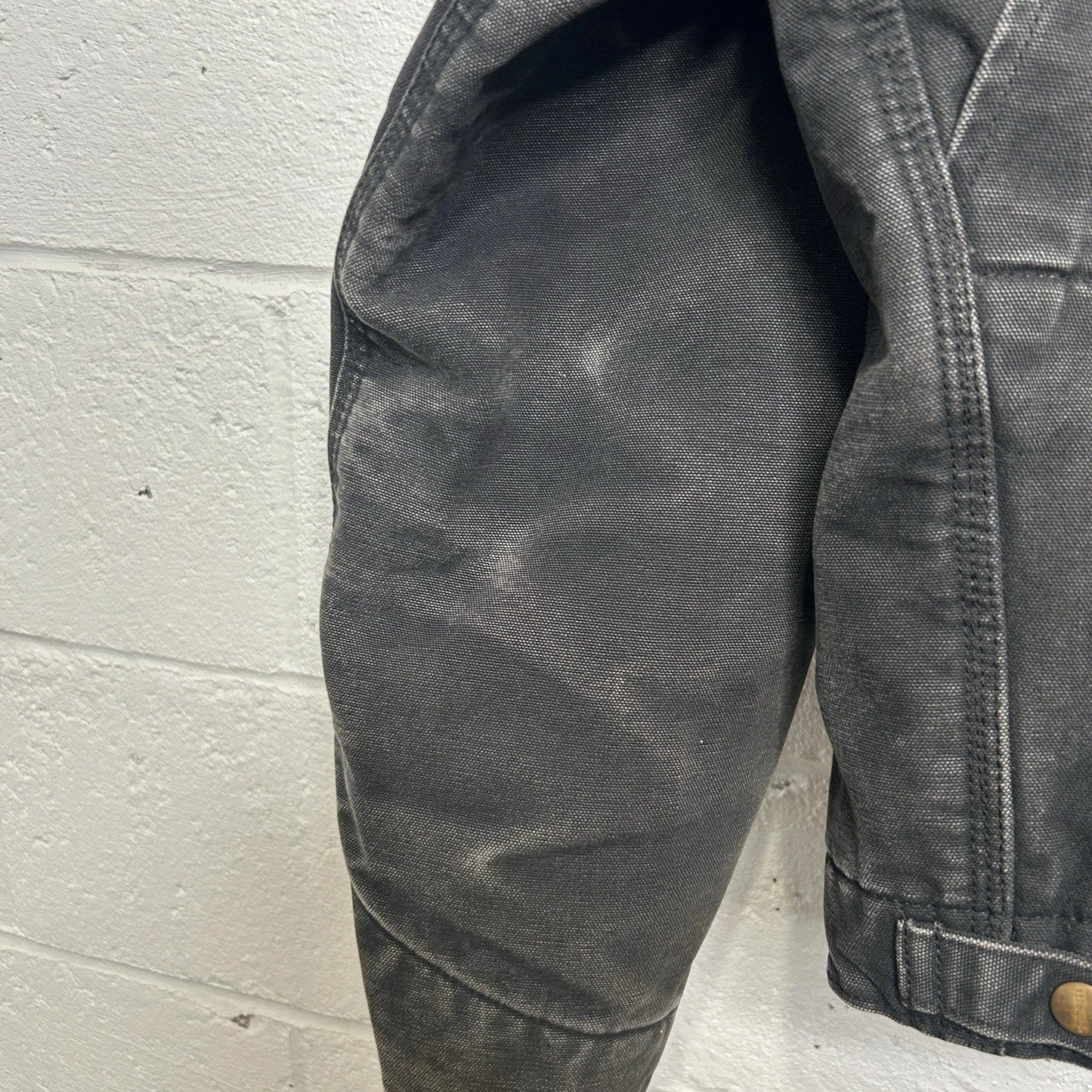 Y2K Carhartt Blanket-Lined Detroit Jacket “Black” J97 BLK