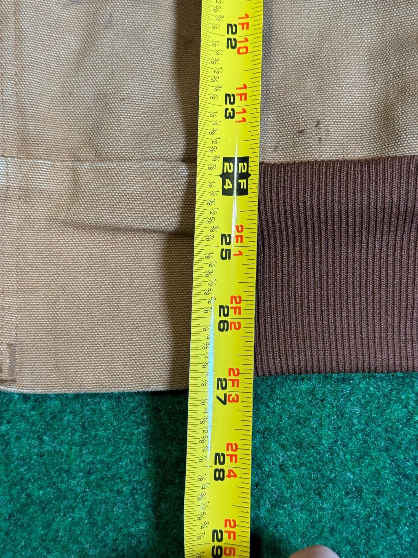 ICONIC 90s Carhartt zip up Coat Jacket Hooded XL workman carpenter hypebeast