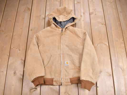 Vintage 1990s Carhartt Toddler Size Work Jacket / Workwear / Newborn Carhartt / 90s / Size M 8 / Baby Carhartt