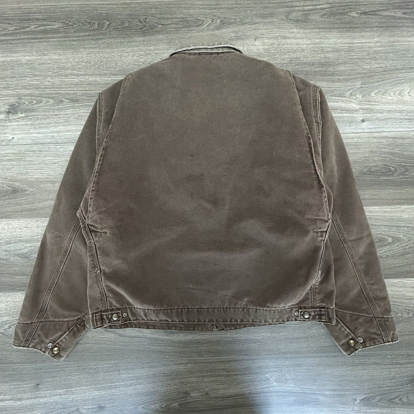 Vintage Carhartt Detroit Jacket Mens XL Blanket Lined J97 CHT Chestnut Brown USA