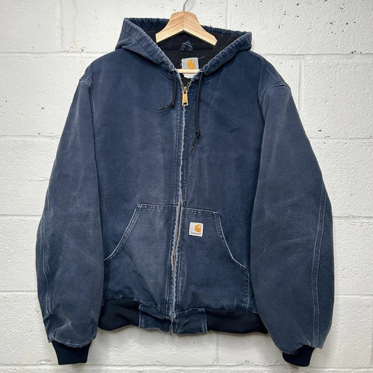 Carhartt Thermal-Lined Hooded Active Jacket “Navy” J131 DNY