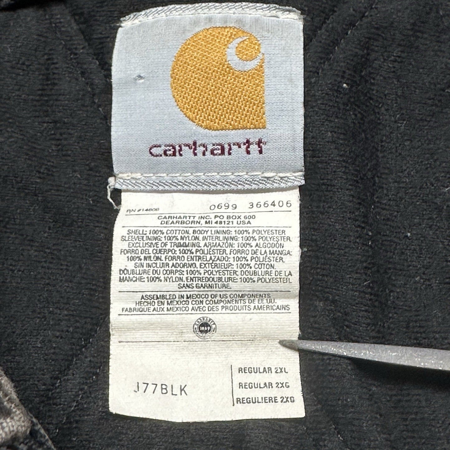 Vintage 1999 Southwestern Aztec Print Santa Fe Carhartt Jacket 2XL Fits XL
