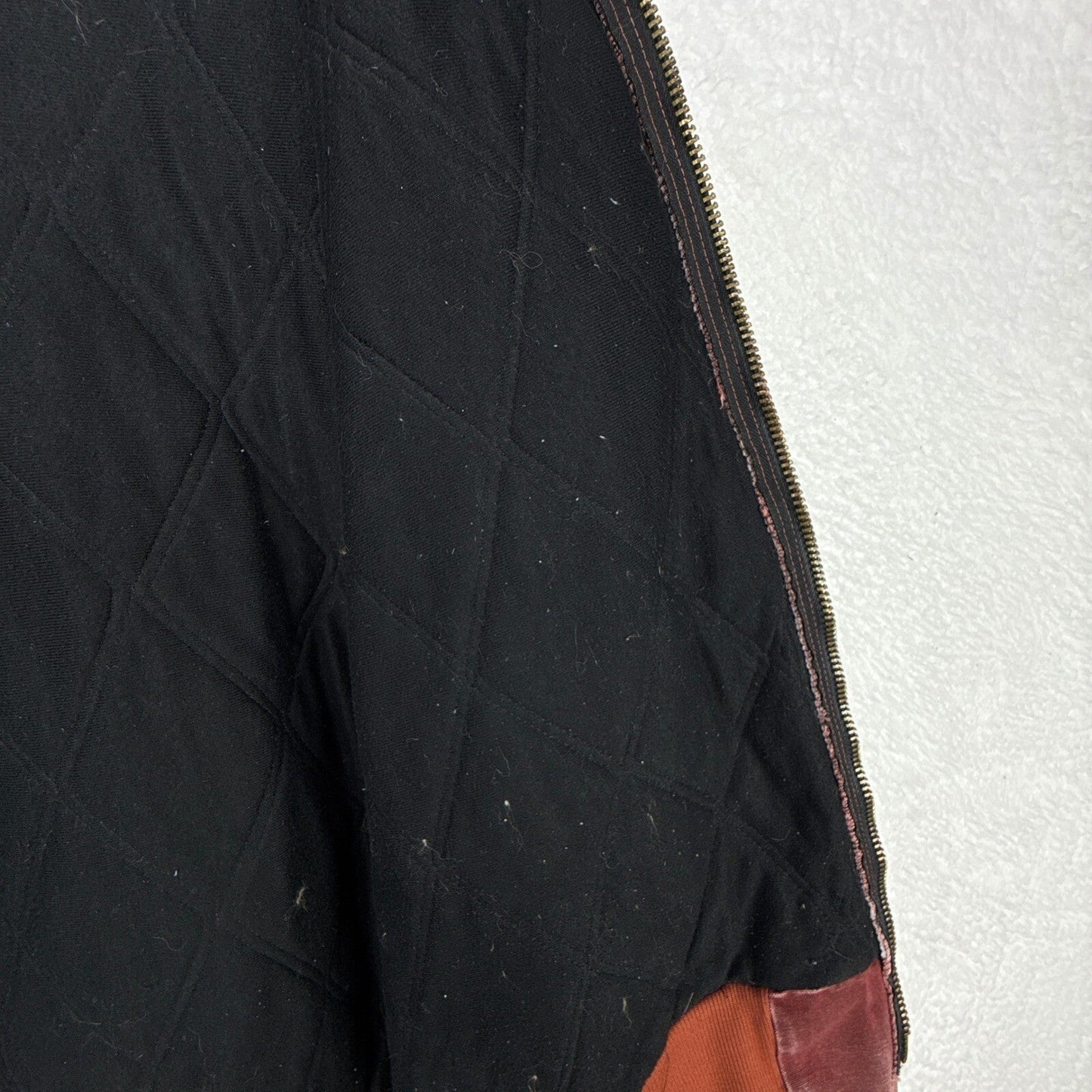 Carhartt Active Jacket Quilt Lined Mens Large J68 BRK Brick Red