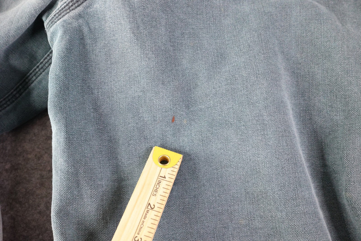 Vintage Carhartt Jacket Mens Large Blue Hooded Workwear Faded Distressed Chore