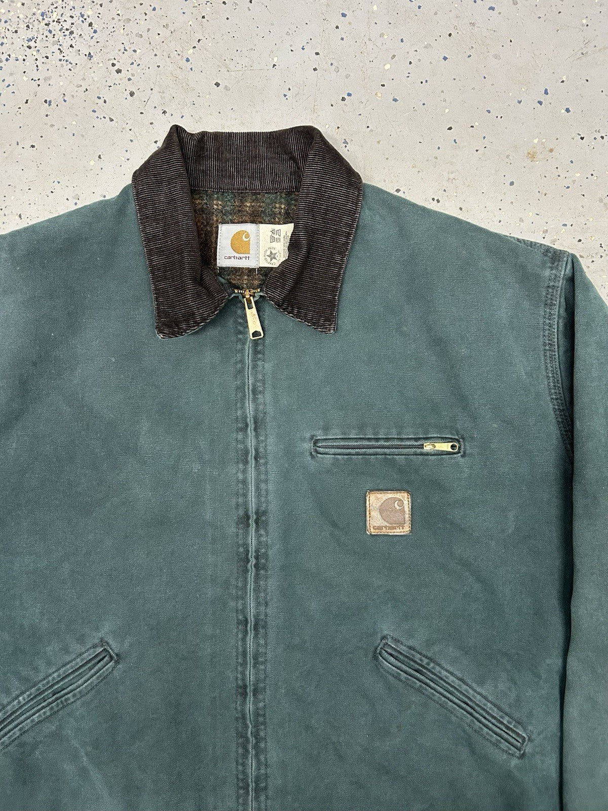 VTG Detroit Carhartt Jacket- Hunter Green- Size 2X-Large