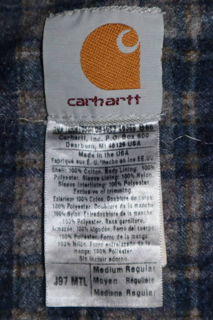 Vintage Carhartt J97 Detroit Jacket Men's M Metal Canvas Blanket-Lined Workwear