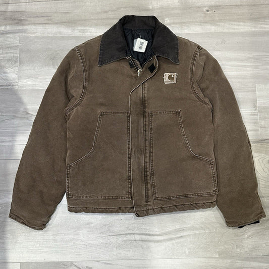 Vintage Carhartt J22 CHT Chestnut Brown Arctic Jacket Size Small