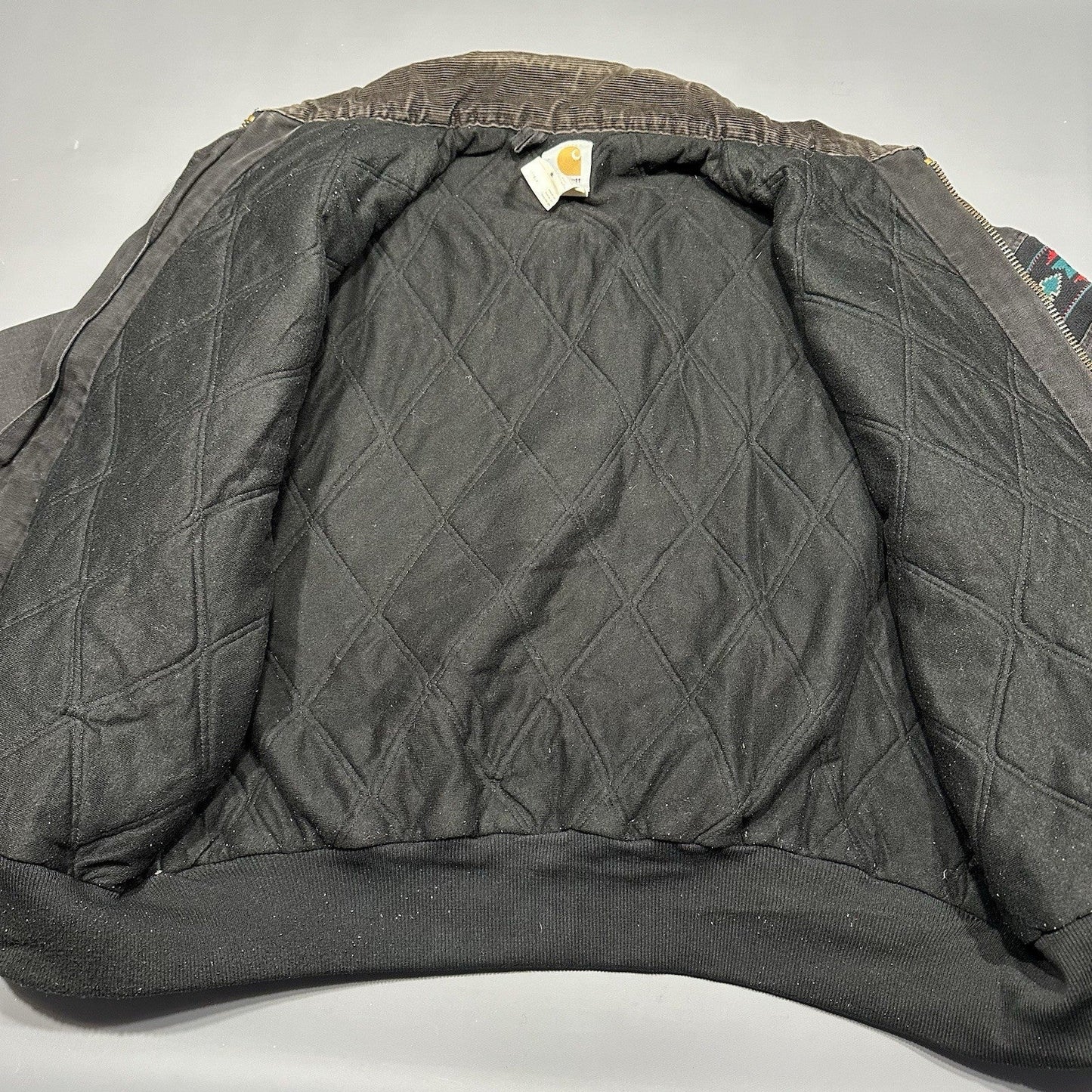Vintage 1999 Southwestern Aztec Print Santa Fe Carhartt Jacket 2XL Fits XL