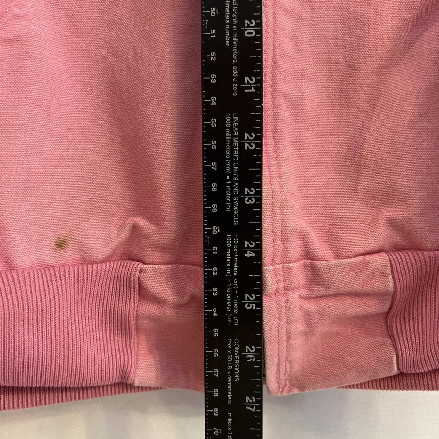 Carhartt Active Jacket Quilt Lined Women’s L WJ130 PKR Pink Rose Hooded Canvas