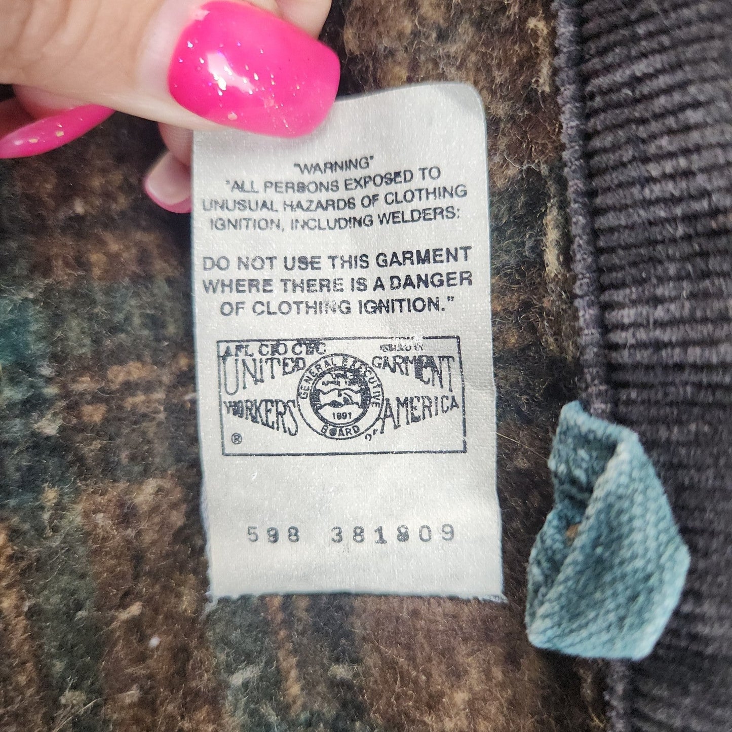 VTG Carhartt Detroit Jacket J43 HTG Hunter Green Large Regular USA Union 1998
