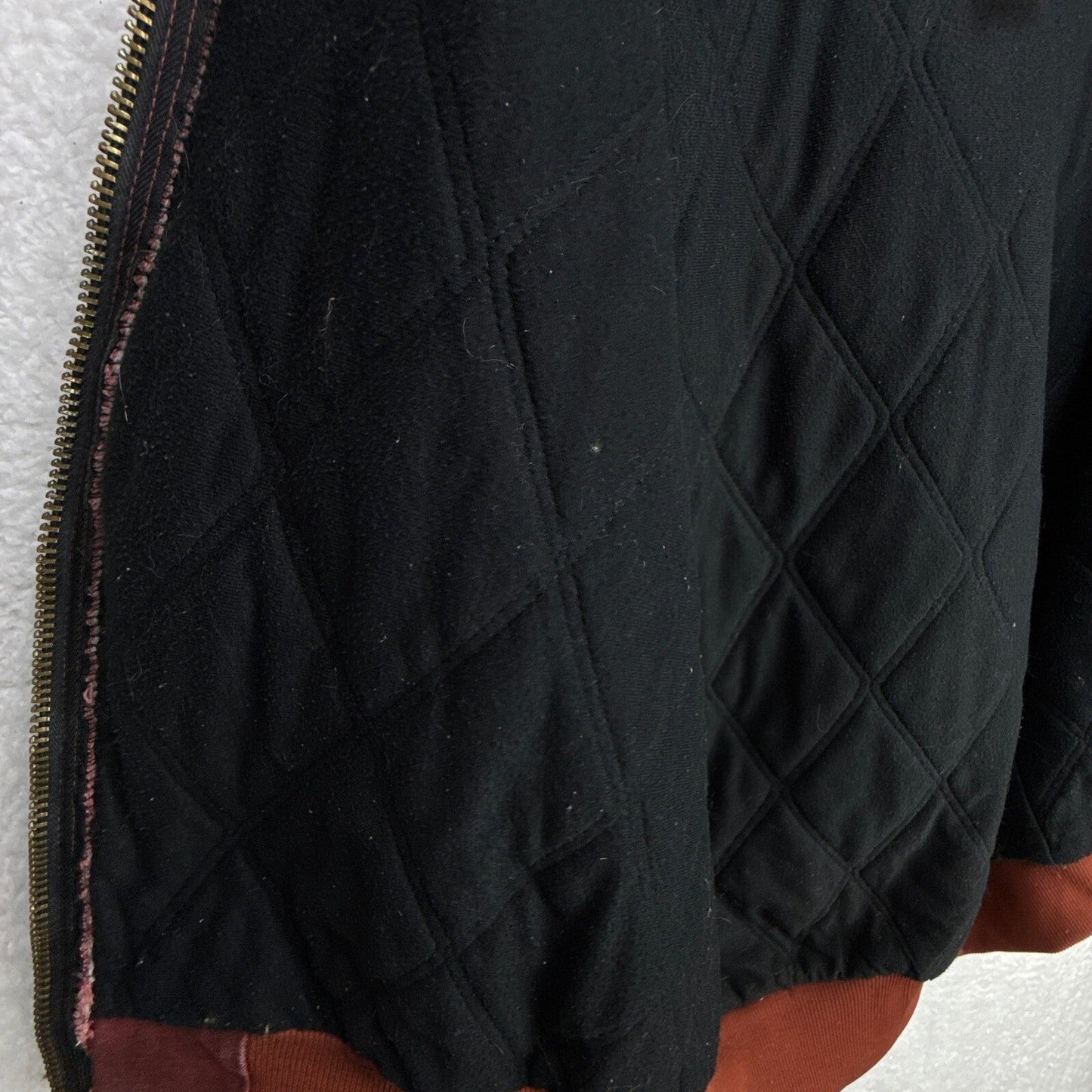 Carhartt Active Jacket Quilt Lined Mens Large J68 BRK Brick Red
